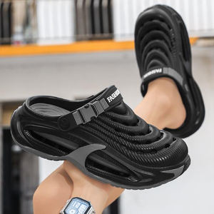 Chaussons d'été pour hommes, style sportif, antidérapants, en EVA solide, bout rond, pour couple, haute valeur chromatique, semelle épaisse, usage extérieur - Product Image 4