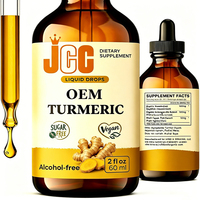 Complément alimentaire liquide de curcuma et curcumine à marque privée OEM pour la santé immunitaire et articulaire