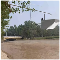Capteur de niveau et de vitesse radar sans contact RS485 pour canaux d'irrigation et de drainage écologiques