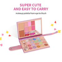 Kit Makeup anak tidak beracun, mainan anak perempuan kotak kosmetik set Makeup profesional