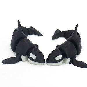 ของเล่นพลาสติกพิมพ์ 3 มิติ Vashine <span class=keywords><strong>รูป</strong></span>สัตว์น้ำสีสันสดใส ของเล่นเสริมสร้างความคิดสร้างสรรค์ ตุ๊กตา<span class=keywords><strong>ปลาวาฬ</strong></span><span class=keywords><strong>เพชฌฆาต</strong></span>ขยับข้อต่อได้ เป็นของขวัญที่เหมาะสำหรับเด็ก - Product Image 5