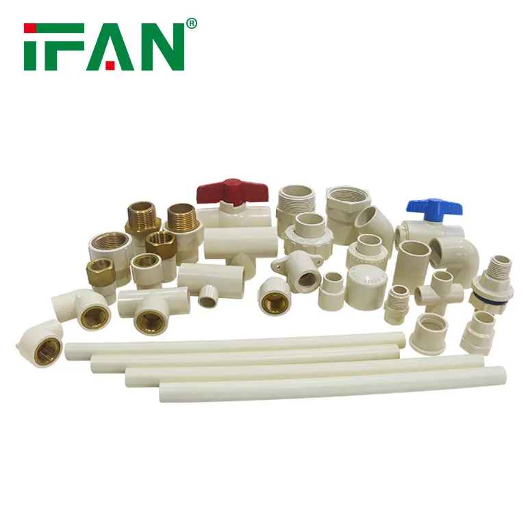 IFAN Wasserversorgung CPVC Rohrverbindungen ASTM 2846 Plombiermaterialien Kunststoff PVC Rohrverbindungen