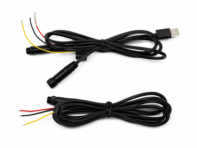 Waterproof 3 Pin USB Power Signal Wiring Harness Automotive Camera Connector Cable for Vehicle Rear View Camera Installation
