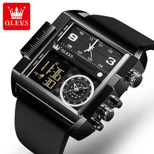 1101 Casual Electronic Wrist Watch for Student Chronograph <b>Alarm</b> Sport Digital Watches Wholesale New Square Watches - Product Image 1