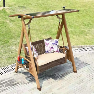 Venta al por mayor de muebles de exterior hamaca <span class=keywords><strong>mecedora</strong></span> de jardín con soporte colgante Columpio de patio exterior - Product Image 4