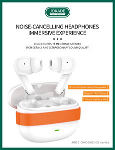 Audífonos JOKADE Hifi, Audífonos Inalámbricos Verdaderos para Juegos, con Cancelación de <span class=keywords><strong>Ruido</strong></span>, Estéreo, para Trabajar, <span class=keywords><strong>Estudiar</strong></span>, Jugar y Usar en Movimiento - Product Image 2