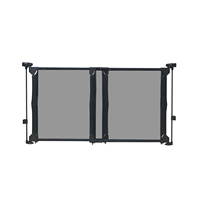 Barrière de sécurité pour bébé réglable, fermeture automatique, barrière de sécurité en maille, barrière de sécurité rétractable pour escalier intérieur, porte pour cuisine, barrière de sécurité pour bébé et animaux domestiques