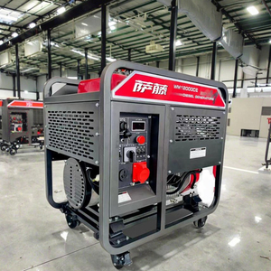 Hot bán Max Alpha điện 15KW mở khung di động DIESEL Máy phát điện đặt 220V 50/60Hz thời tiết xây dựng các trang web ATS - Product Image 3