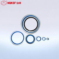 Hydraulischer Dowty-Dichtring aus NBR FKM USIT M3-M60 mit Kohlenstoffstahl-Metallverbunddichtung für Hydraulikventile und Rohrverbindungen