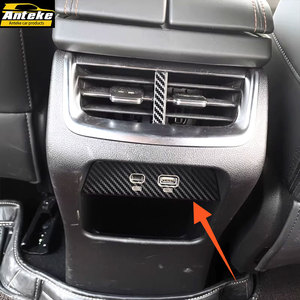 Great Wall Motor Haval Beast 2022 Kit de garniture intérieure en fibre de carbone en acier inoxydable OEM pour garniture décorative de port USB arrière - Product Image 1