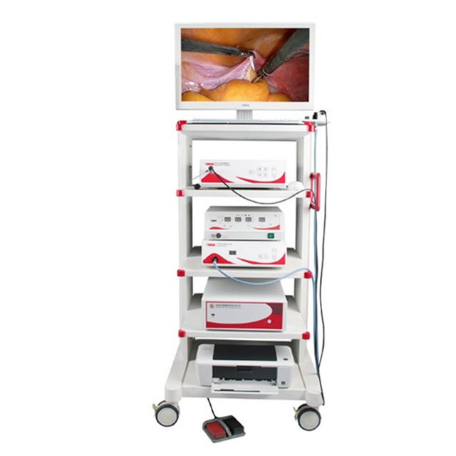 Factory Price Full HD Laparoscopy Tower of Complete Set with Laparoscopic Instruments&Devices, Laparoscope Camera