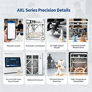 AXL1620-16 Nueva Impresora 3D de Grado Industrial, Máquina de Alta Precisión, USB, 1 Año de Garantía, Varios Modelos Personalizados, Piezas Funcionales, Envío Rápido - Product Image 5