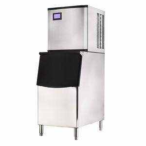 Máquina de Hielo Totalmente Automática con Compresor de Alta Potencia, Máquina de Cubitos de Hielo con Temporizador de <span class=keywords><strong>24H</strong></span> para Cafetería - Product Image 1