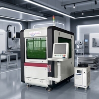Machine de découpe laser à fibre haute précision 6060, mini découpeuse CNC 600*600mm pour bijoux, acier inoxydable, laiton, cuivre