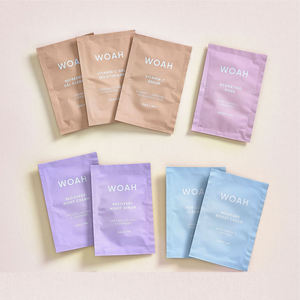 Soins <span class=keywords><strong>de</strong></span> la peau biodégradables personnalisés à trois joints latéraux Échantillon cosmétique <span class=keywords><strong>Sachet</strong></span> patchs pour le sommeil Sels <span class=keywords><strong>de</strong></span> bain Petite pochette d'emballage en paquet - Product Image 2