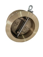 Valvola di ritegno a doppio disco in bronzo ad alta resistenza C95800, anticorrosione, per tubazioni marittime di acqua di mare
