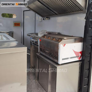 Equipo de remolque de coche de comida, quiosco de barbacoa, contenedor galvanizado, remolque de comida refrigerada - Product Image 6