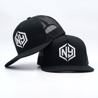 Gorra de Camionero de Alta Calidad con Logotipo Bordado Personalizado, Gorra de Béisbol Deportiva de Cinco Paneles con Cierre a Presión, Impermeable y de Secado Rápido