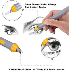 Bview Art <span class=keywords><strong>3</strong></span> Kleuren Automatische Batterij Werkende Elektrische Gum Potlood Vorm Gum Met 20 Stuks Navullingen - Product Image 5