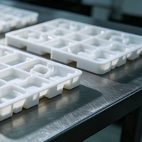 Pièces moulées par injection plastique, pièces de moule personnalisées en ABS/PS/PP/PC, service d'usinage d'usine, marque Haolong, tolérance +/-0,02~0,1 mm