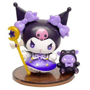 Venta al por mayor japonesa barata 6 uds fiesta de <span class=keywords><strong>noche</strong></span> <span class=keywords><strong>estrellada</strong></span> serie de mago juguete de moda figurita decoración PVC modelo figuras - Product Image 2