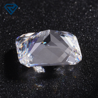 Vente directe usine – Moissanite taille octogonale D-VVS1 de 0,5 à 10 carats, diamant en vrac avec certificat GRA, moissanite blanche taille princesse octogonale