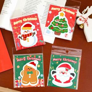 Christmas Novelty Shaped Paper <b>Sticky</b> <b>Notes</b> Santa Snowman Gingerbread Man Christmas Tree Memo Pads Office School Holiday Gifts - Product Image 6