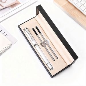 Hot-selling Custom Metal Ballpoint <b>Pen</b> Gift Box Laser Engraving Customizable Logo Business Signature <b>Pen</b> Black Ink for Corporate - Product Image 5