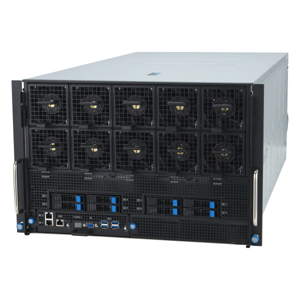 ESC-N8-E11 7U Rack Server 8 GPU 5th Gen Intel Xeon CPU 12 PCIe Slots OCP 3.0 in Stock