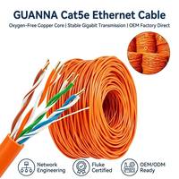 Câble Ethernet blindé Cat5e Cat5 305m 1000ft à conducteur en cuivre CCA UTP FTP SFTP pour la sécurité CCTV, les opérateurs de services Internet et les télécommunications - Vente en gros à prix réduit