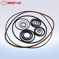 Cincin Seal Empat Lobed X Ring NBR FKM Quad Ring Desain Gesekan Rendah untuk Peralatan Hidrolik dan Pneumatik Pompa Katup Poros Putar