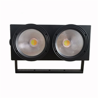 Lumière de scène LED COB 200W RGBWA+UV 6IN1 DMX Par 2x100W 2 yeux, lumière de scène pour public, lumière de scène COB 2 yeux blanc chaud pour les mariages, les bars