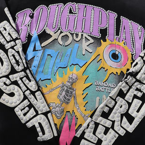 เสื้อฮู้ดดี้ผ้าฝ้าย 100% คุณภาพสูง หนานุ่ม สไตล์สตรีทลำลอง แขนยาว ลุคเรโทร ซักแล้ว สำหรับผู้ชาย - Product Image 5