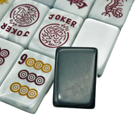 Coffret Cadeau Mahjong Américain Luxe Léger Oh Mine Mahjong – Coffret Cadeau Haut de Gamme Noir à 4 Niveaux pour Festivals et Anniversaires
