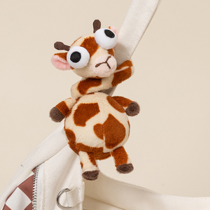 Pequeño muñeco de peluche de cuello largo de fibra de poliéster, diseño de huevo de animal, estilo raro y abstracto, colgante para bolso, accesorio divertido, regalo, 40 CM - Product Image 3