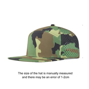 Custom Embroidery Custom Logo <b>Flat</b> Brim Cotton Camo Snapback <b>Hats</b> Men Winter Sporty Outdoor Trucker <b>Cap</b> - Product Image 4