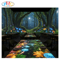 Projecteur interactif créatif Technologie de projection interactive immersive avec effets de projection 3D pour les restaurants