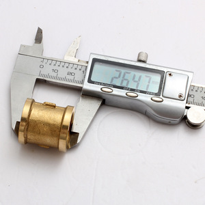 Accesorios para tuberías de cobre, adaptador directo de 4,5 pulgadas con rosca interna en ambos extremos para conectores de plomería - Product Image 1