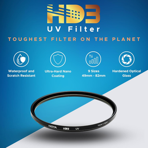 Ya HD3 72mm UV <b>Protector</b> Filter - Re-Certified for 100MP+ <b>Cameras</b> With Ultra-Hard Nano Coating UV Filter - Stain Resistant CMOS - Product Image 1