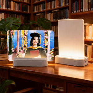 Sublimation Blank Acrylic Colorful LED <b>Photo</b> <b>Frame</b> Custom Printable Night Light Desktop Decor for Personalized Gifts & Home Use - Product Image 3