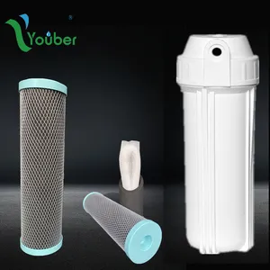 10inch Compound Filter Cartridge PES UF Membrane + Coconut Shell Active Carbon Filter Element For Household Water Treatment