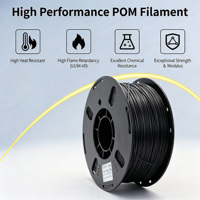 Filament POM PRINTROO 175mm 1kg pour extrusion constante et stable, à faible tirage, anti-poussière, pour l'étanchéité et les engrenages de transmission de montres
