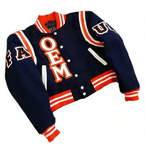 Chaqueta de Baloncesto Universitaria Estilo Letterman Personalizada para Hombre, <span class=keywords><strong>Beisboleras</strong></span>, Vetement Homm, Vars, Veste, <span class=keywords><strong>Chaquetas</strong></span> de Hombre de Fabricación - Product Image 1