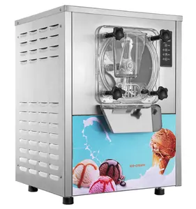 Commercial Ice Cream Sorbet Making Batch Freezer Gelato Machine Hard Ice Cream Machine