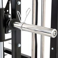 Appareil de musculation multifonction Smith tout-en-un, directement de l'usine, avec rack à squats à double pile de poids pour salle de sport à domicile, centre de fitness et studio de musculation
