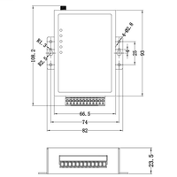Registrador de Datos de Grado Industrial con Puerto Serie RS232 RS485, Transmisión de Datos Encriptada, Módulo DTU, Protocolo MQTT
