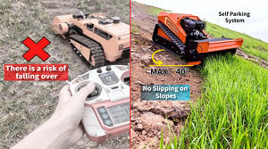 Tondeuse à gazon RC pour terrains en pente, à faible entretien, avec moteur essence certifié CE EURO V EPA 4, pour espaces verts publics - Product Image 3