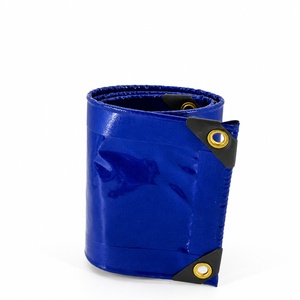 Lona Impermeable Azul para Exteriores, Cubierta para Carpas, Tejido Plano, Peso Medio, Resistente, 3800D*930D, Conteo de Hilos 350 Gsm - Product Image 1