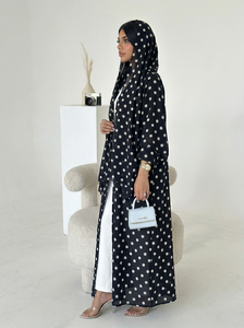 Vestido largo hasta el suelo Leduo personalizado, nuevo estilo con lunares, transpirable, modesto, estilo holgado, Abaya para musulmanas. - Product Image 2