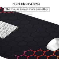 Tapis de souris de jeu personnalisé pour PC portable - Conception ergonomique, surface en caoutchouc antidérapante, anti-rayures, 900x400mm en stock